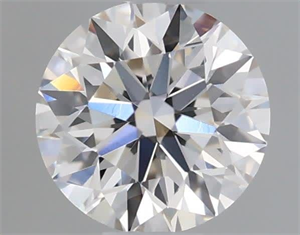 Picture of Natural Diamond 0.40 Carats, Round with Excellent Cut, I Color, VVS2 Clarity and Certified by GIA