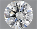 Natural Diamond 0.40 Carats, Round with Excellent Cut, J Color, VS2 Clarity and Certified by GIA