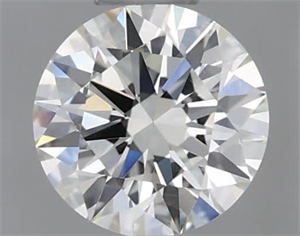 Picture of Natural Diamond 0.40 Carats, Round with Excellent Cut, J Color, VS2 Clarity and Certified by GIA