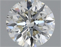 Natural Diamond 0.60 Carats, Round with Excellent Cut, K Color, SI1 Clarity and Certified by GIA