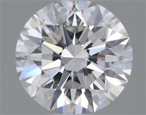 Picture of Natural Diamond 0.40 Carats, Round with Excellent Cut, F Color, VVS2 Clarity and Certified by GIA