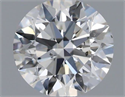 Natural Diamond 0.43 Carats, Round with Excellent Cut, H Color, SI2 Clarity and Certified by GIA