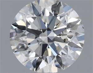 Picture of Natural Diamond 0.43 Carats, Round with Excellent Cut, H Color, SI2 Clarity and Certified by GIA