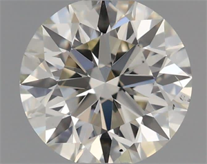 Picture of Natural Diamond 0.60 Carats, Round with Excellent Cut, K Color, SI1 Clarity and Certified by GIA