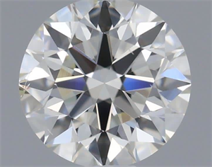 Picture of Natural Diamond 0.50 Carats, Round with Excellent Cut, K Color, SI2 Clarity and Certified by GIA