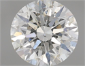 Natural Diamond 0.60 Carats, Round with Excellent Cut, J Color, SI2 Clarity and Certified by GIA