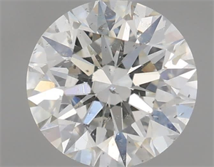 Picture of Natural Diamond 0.60 Carats, Round with Excellent Cut, J Color, SI2 Clarity and Certified by GIA