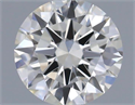 Natural Diamond 0.40 Carats, Round with Excellent Cut, J Color, VS1 Clarity and Certified by GIA