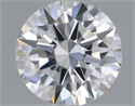 Natural Diamond 0.40 Carats, Round with Excellent Cut, G Color, VVS1 Clarity and Certified by GIA