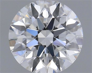 Picture of Natural Diamond 0.42 Carats, Round with Excellent Cut, H Color, VS2 Clarity and Certified by GIA