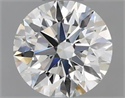 Natural Diamond 0.42 Carats, Round with Excellent Cut, J Color, VS1 Clarity and Certified by GIA