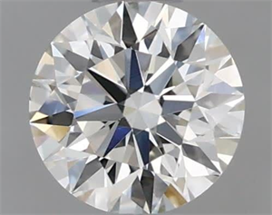 Picture of Natural Diamond 0.42 Carats, Round with Excellent Cut, J Color, VS1 Clarity and Certified by GIA