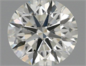 Natural Diamond 0.41 Carats, Round with Excellent Cut, J Color, VS2 Clarity and Certified by GIA