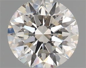 Picture of Natural Diamond 0.40 Carats, Round with Excellent Cut, I Color, VS1 Clarity and Certified by GIA