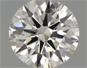 Natural Diamond 0.42 Carats, Round with Excellent Cut, K Color, VS1 Clarity and Certified by GIA