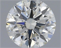 Natural Diamond 0.41 Carats, Round with Excellent Cut, K Color, VS2 Clarity and Certified by GIA