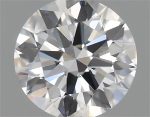 Picture of Natural Diamond 0.40 Carats, Round with Excellent Cut, E Color, VS1 Clarity and Certified by GIA