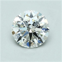 Natural Diamond 2.01 Carats, Round with Excellent Cut, H Color, VVS2 Clarity and Certified by GIA