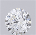 Natural Diamond 0.54 Carats, Round with Excellent Cut, E Color, SI2 Clarity and Certified by IGI