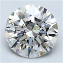 Natural Diamond 3.00 Carats, Round with Excellent Cut, I Color, VS1 Clarity and Certified by GIA