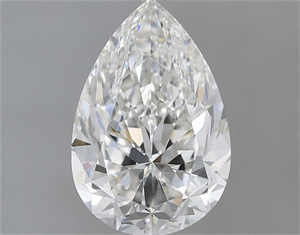 Picture of Natural Diamond 1.00 Carats, Pear with  Cut, G Color, VVS1 Clarity and Certified by IGI