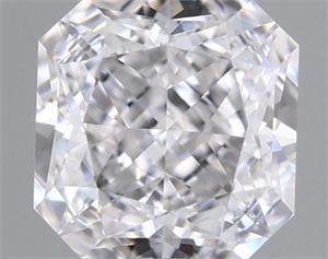 Picture of Natural Diamond 0.51 Carats, Radiant with  Cut, F Color, FL Clarity and Certified by GIA