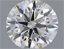 Natural Diamond 0.45 Carats, Round with Excellent Cut, H Color, VS1 Clarity and Certified by IGI