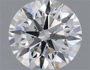 Picture of Natural Diamond 0.45 Carats, Round with Excellent Cut, H Color, VS1 Clarity and Certified by IGI