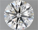 Natural Diamond 1.90 Carats, Round with Excellent Cut, H Color, VVS2 Clarity and Certified by IGI