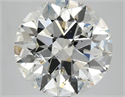 Natural Diamond 5.01 Carats, Round with Excellent Cut, H Color, SI2 Clarity and Certified by GIA