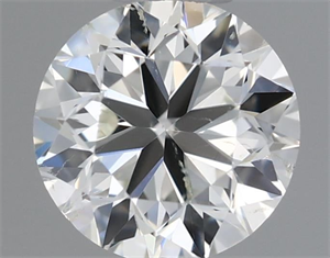 Picture of Natural Diamond 0.40 Carats, Round with Very Good Cut, H Color, SI1 Clarity and Certified by IGI