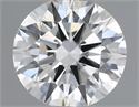 Natural Diamond 0.41 Carats, Round with Excellent Cut, H Color, SI1 Clarity and Certified by IGI