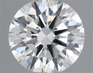 Picture of Natural Diamond 0.41 Carats, Round with Excellent Cut, H Color, SI1 Clarity and Certified by IGI