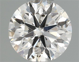 Picture of Natural Diamond 0.40 Carats, Round with Very Good Cut, E Color, SI2 Clarity and Certified by IGI