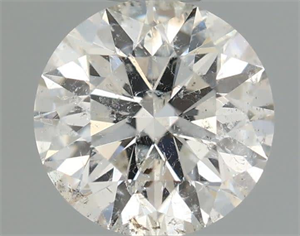 Picture of Natural Diamond 0.50 Carats, Round with Excellent Cut, G Color, I1 Clarity and Certified by IGI