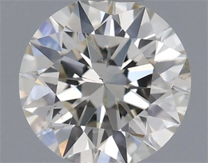 Picture of Natural Diamond 0.40 Carats, Round with Excellent Cut, I Color, SI1 Clarity and Certified by IGI