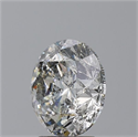 Natural Diamond 3.10 Carats, Round with Excellent Cut, I Color, I1 Clarity and Certified by IGI