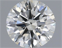 Natural Diamond 0.51 Carats, Round with Excellent Cut, J Color, SI1 Clarity and Certified by IGI