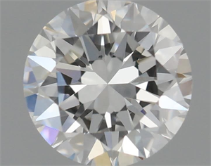 Picture of Natural Diamond 0.40 Carats, Round with Very Good Cut, H Color, VVS2 Clarity and Certified by GIA