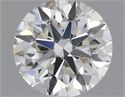 Natural Diamond 0.40 Carats, Round with Very Good Cut, J Color, SI1 Clarity and Certified by GIA