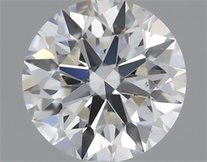 Picture of Natural Diamond 0.40 Carats, Round with Very Good Cut, J Color, SI1 Clarity and Certified by GIA