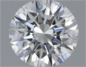 Natural Diamond 0.47 Carats, Round with Excellent Cut, J Color, SI1 Clarity and Certified by GIA