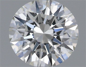 Picture of Natural Diamond 0.47 Carats, Round with Excellent Cut, J Color, SI1 Clarity and Certified by GIA