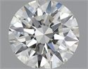 Natural Diamond 0.40 Carats, Round with Excellent Cut, J Color, VS2 Clarity and Certified by GIA