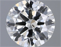 Natural Diamond 0.50 Carats, Round with Very Good Cut, H Color, SI2 Clarity and Certified by GIA