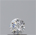 Natural Diamond 0.40 Carats, Round with Excellent Cut, E Color, VS2 Clarity and Certified by GIA