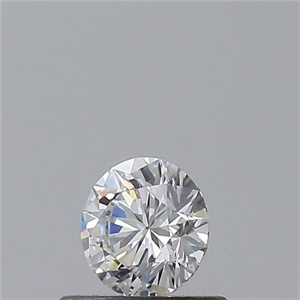 Picture of Natural Diamond 0.40 Carats, Round with Excellent Cut, E Color, VS2 Clarity and Certified by GIA