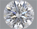 Natural Diamond 0.46 Carats, Round with Excellent Cut, E Color, SI2 Clarity and Certified by GIA