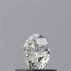 Picture of Natural Diamond 0.40 Carats, Round with Excellent Cut, J Color, IF Clarity and Certified by GIA