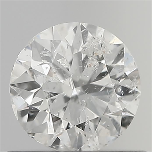 Picture of Natural Diamond 0.50 Carats, Round with Very Good Cut, G Color, I1 Clarity and Certified by IGI